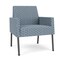 Lesro Mystic Lounge Reception Guest Chair, Charcoal, RS Rain Song Upholstery ML1101 - alternate 1